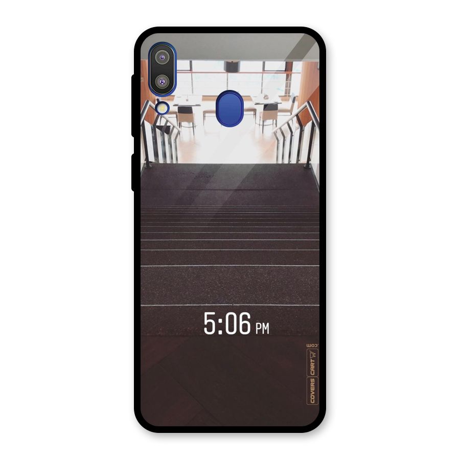 Beautiful Staircase Glass Back Case for Galaxy M20