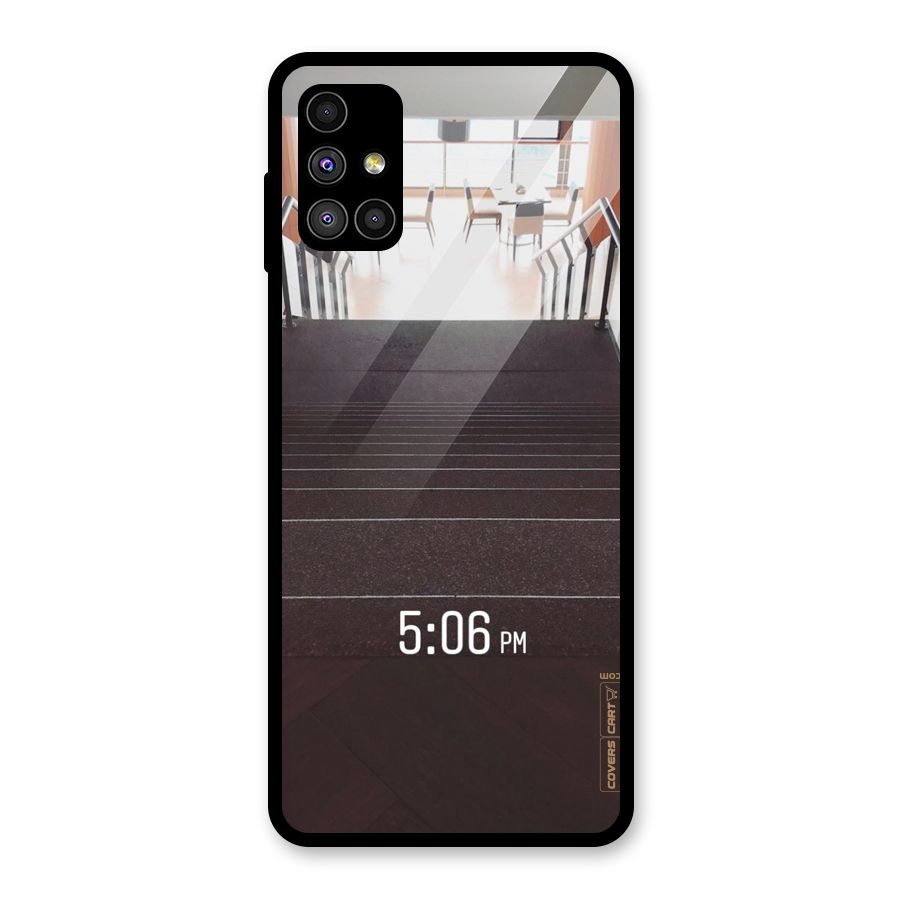 Beautiful Staircase Glass Back Case for Galaxy M51