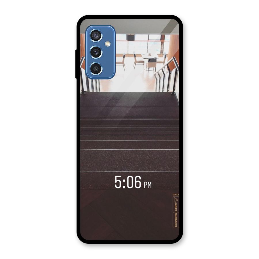Beautiful Staircase Glass Back Case for Galaxy M52 5G