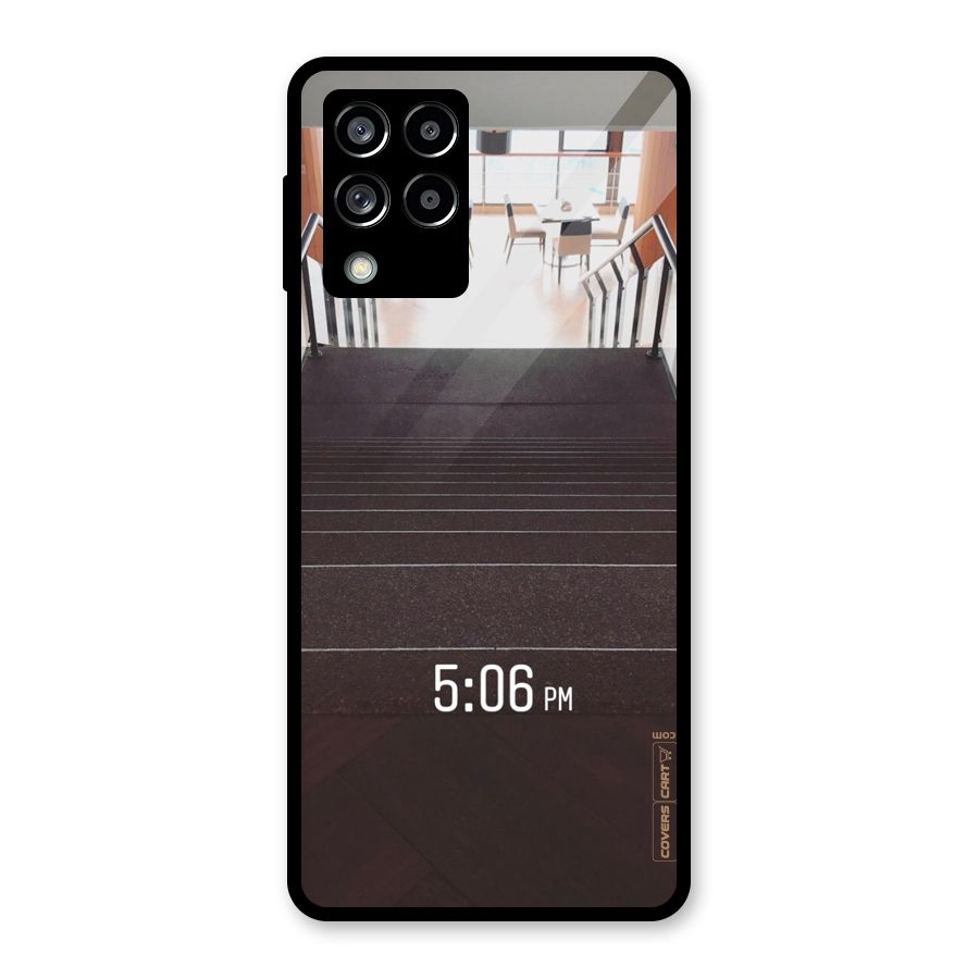 Beautiful Staircase Glass Back Case for Galaxy M53 5G