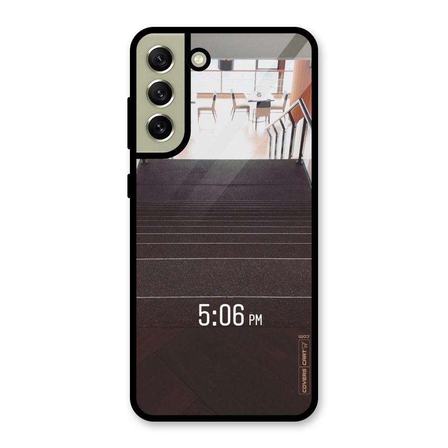 Beautiful Staircase Glass Back Case for Galaxy S21 FE 5G