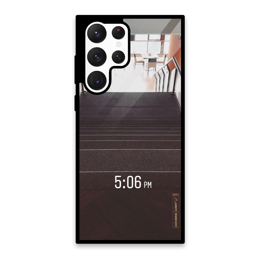 Beautiful Staircase Glass Back Case for Galaxy S22 Ultra 5G