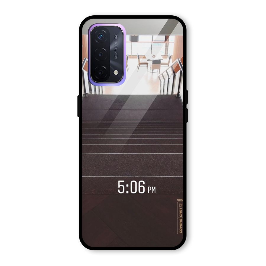 Beautiful Staircase Glass Back Case for Oppo A74 5G