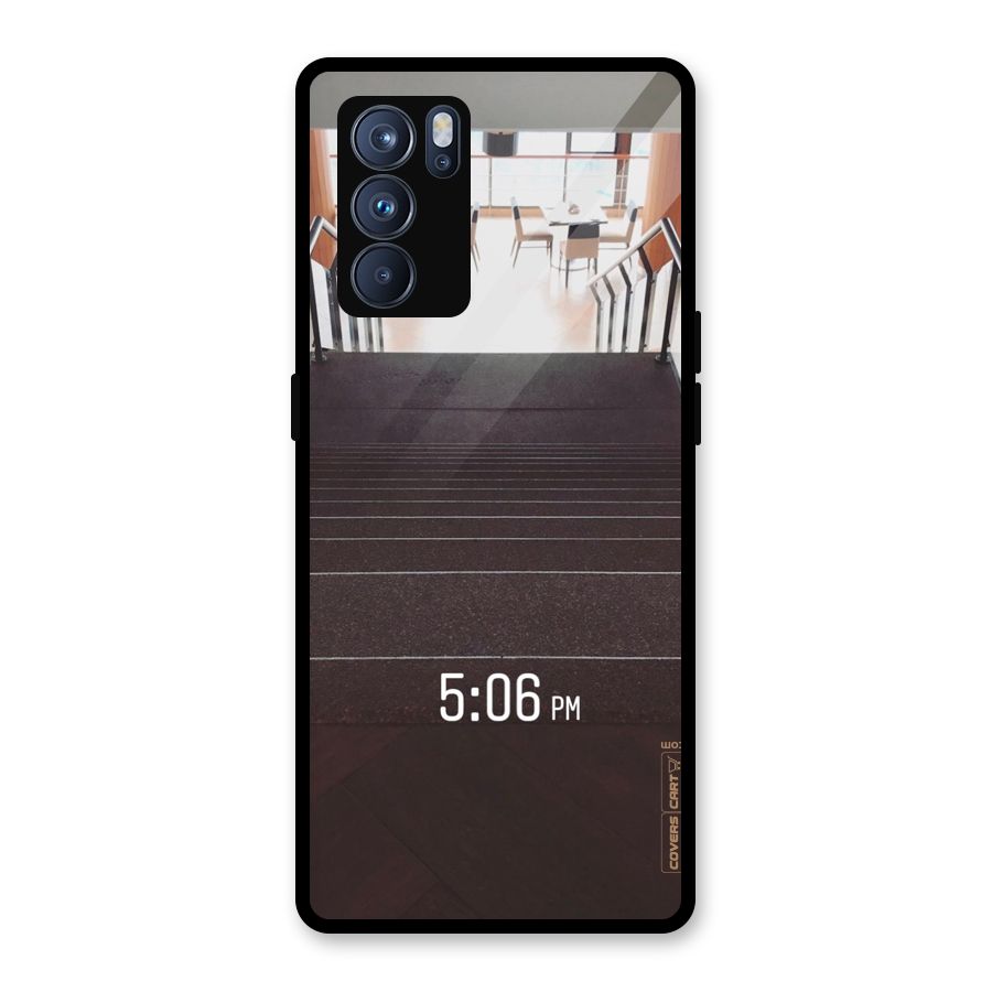 Beautiful Staircase Glass Back Case for Oppo Reno6 Pro 5G