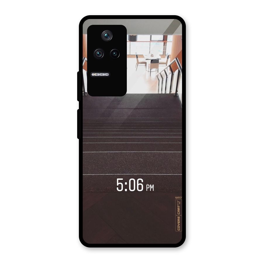 Beautiful Staircase Glass Back Case for Poco F4 5G
