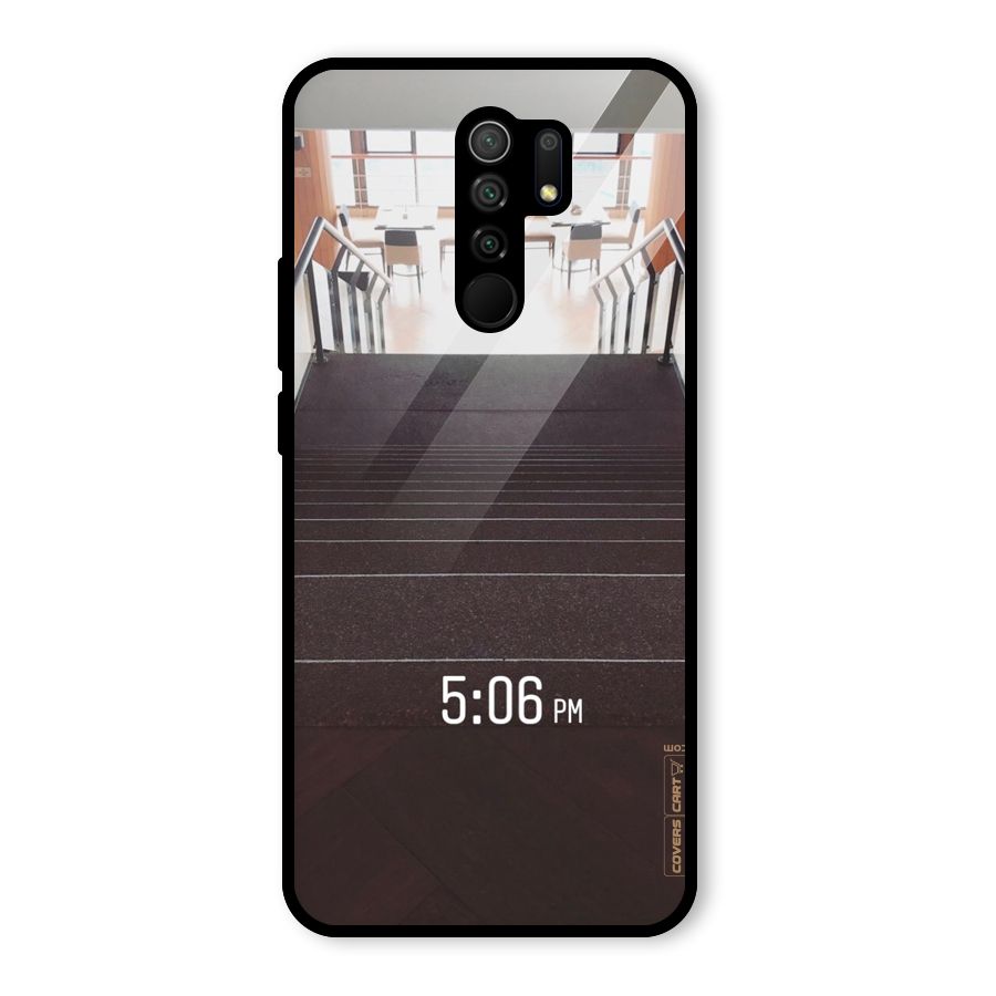 Beautiful Staircase Glass Back Case for Poco M2
