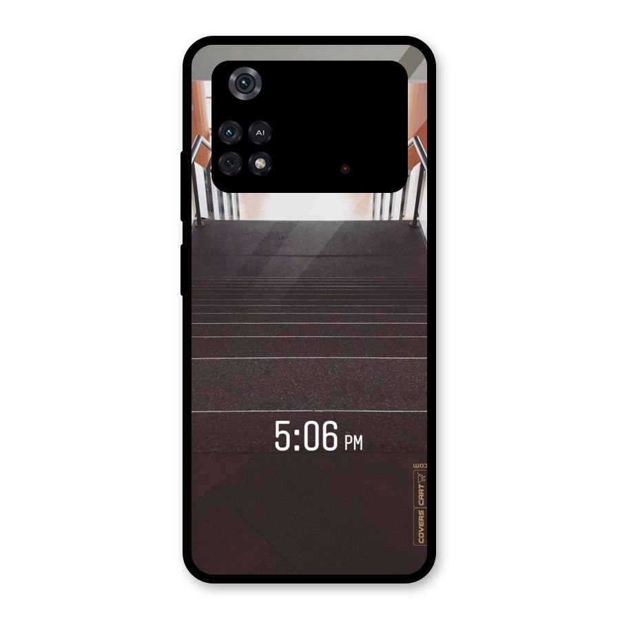 Beautiful Staircase Glass Back Case for Poco M4 Pro 4G