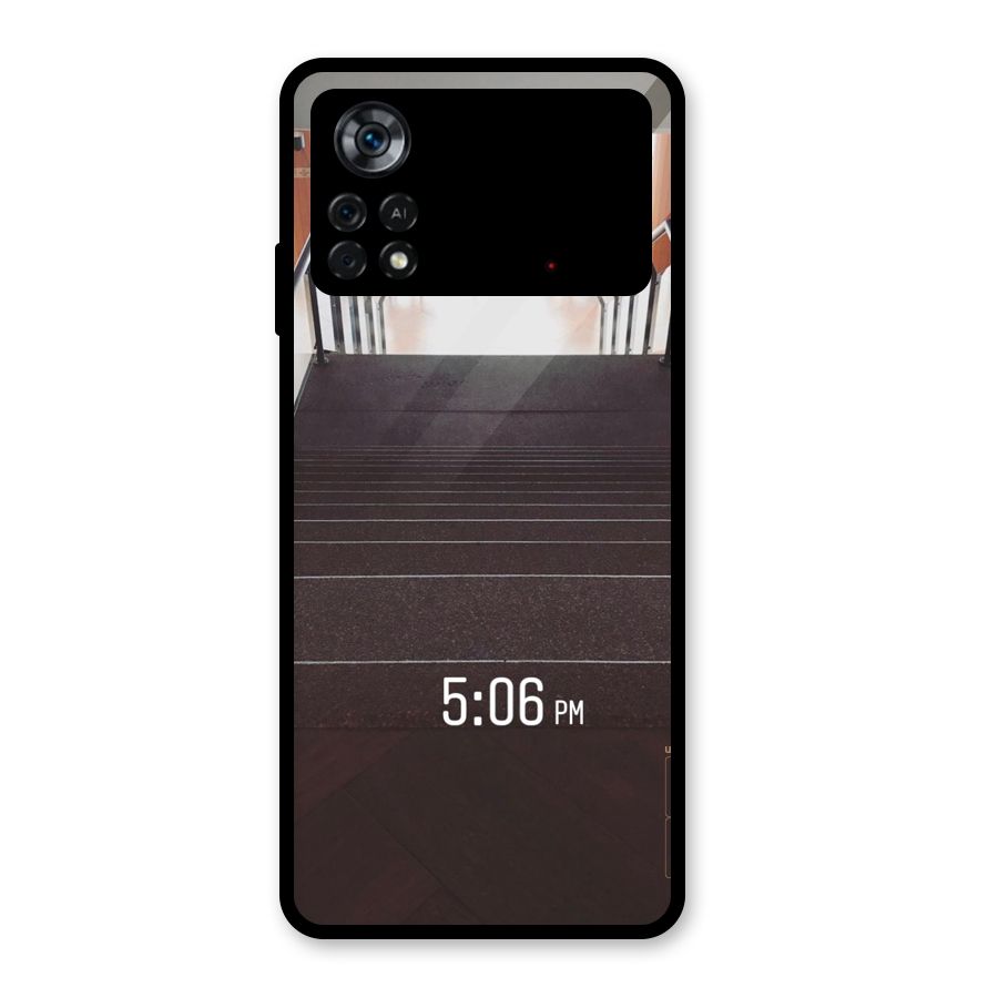 Beautiful Staircase Glass Back Case for Poco X4 Pro 5G