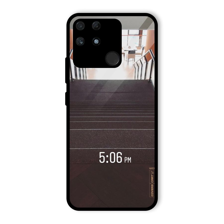 Beautiful Staircase Glass Back Case for Realme Narzo 50A