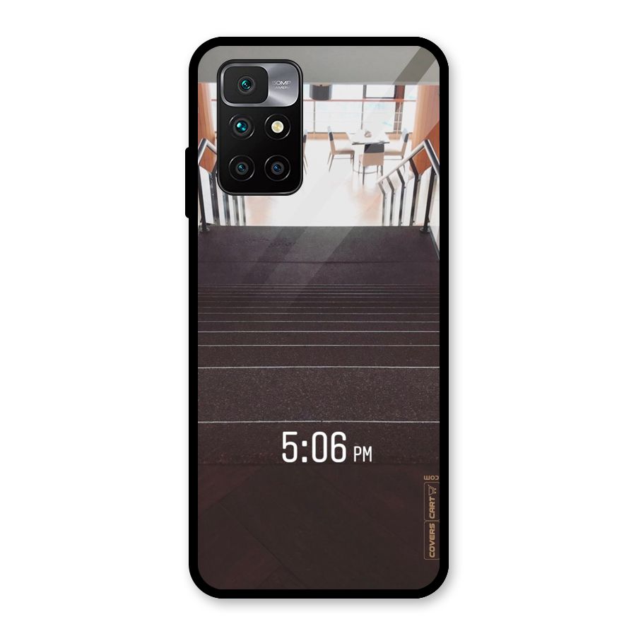 Beautiful Staircase Glass Back Case for Redmi 10 Prime