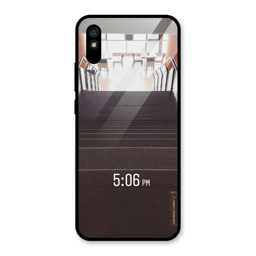 Beautiful Staircase Glass Back Case for Redmi 9A