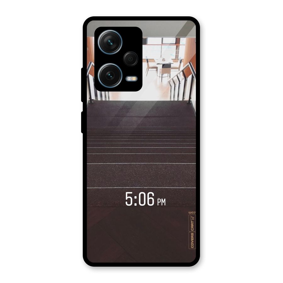 Beautiful Staircase Glass Back Case for Redmi Note 12 Pro Plus 5G