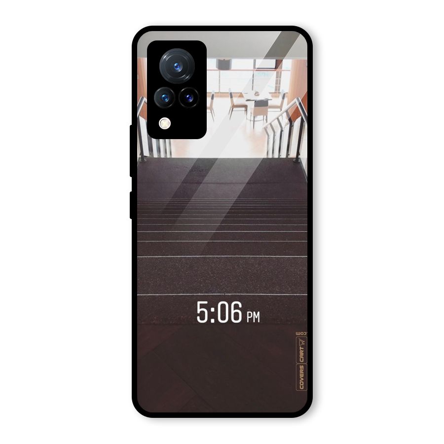 Beautiful Staircase Glass Back Case for Vivo V21 5G
