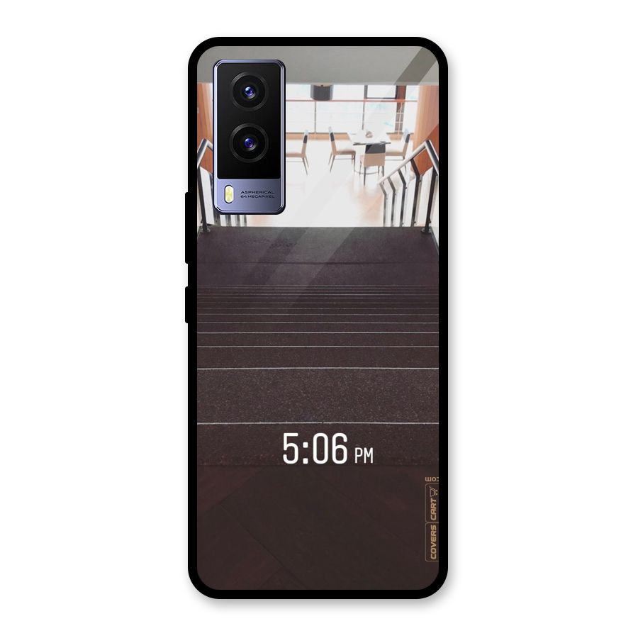 Beautiful Staircase Glass Back Case for Vivo V21e 5G