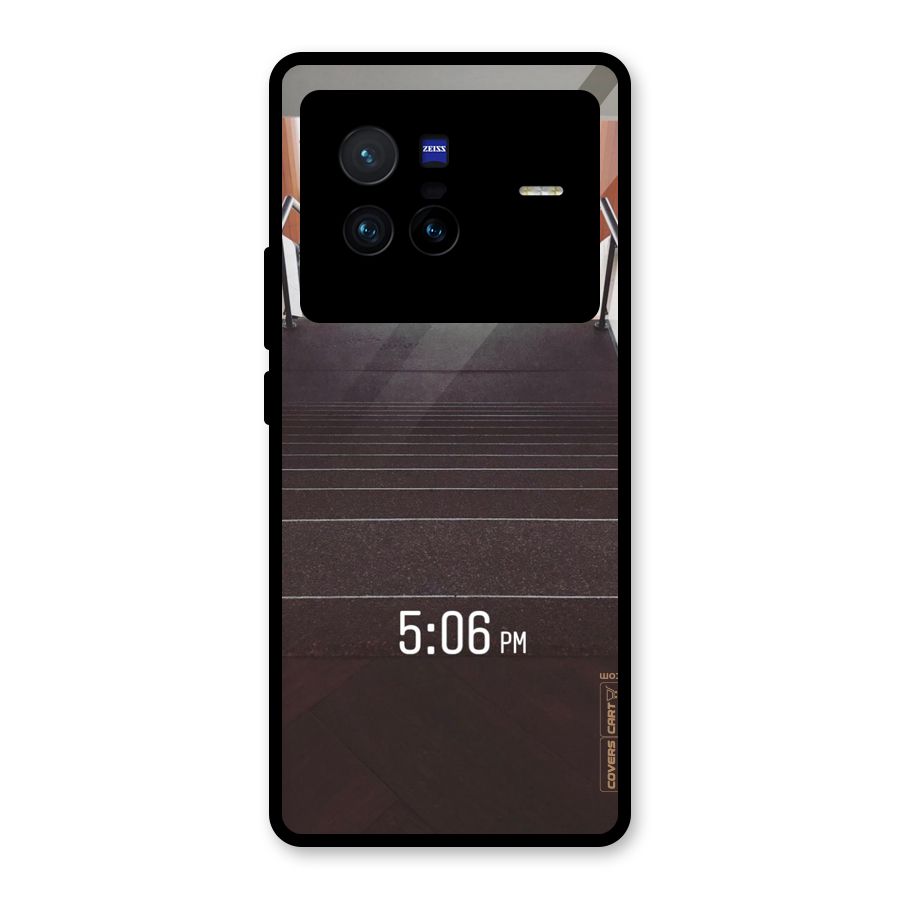 Beautiful Staircase Glass Back Case for Vivo X80