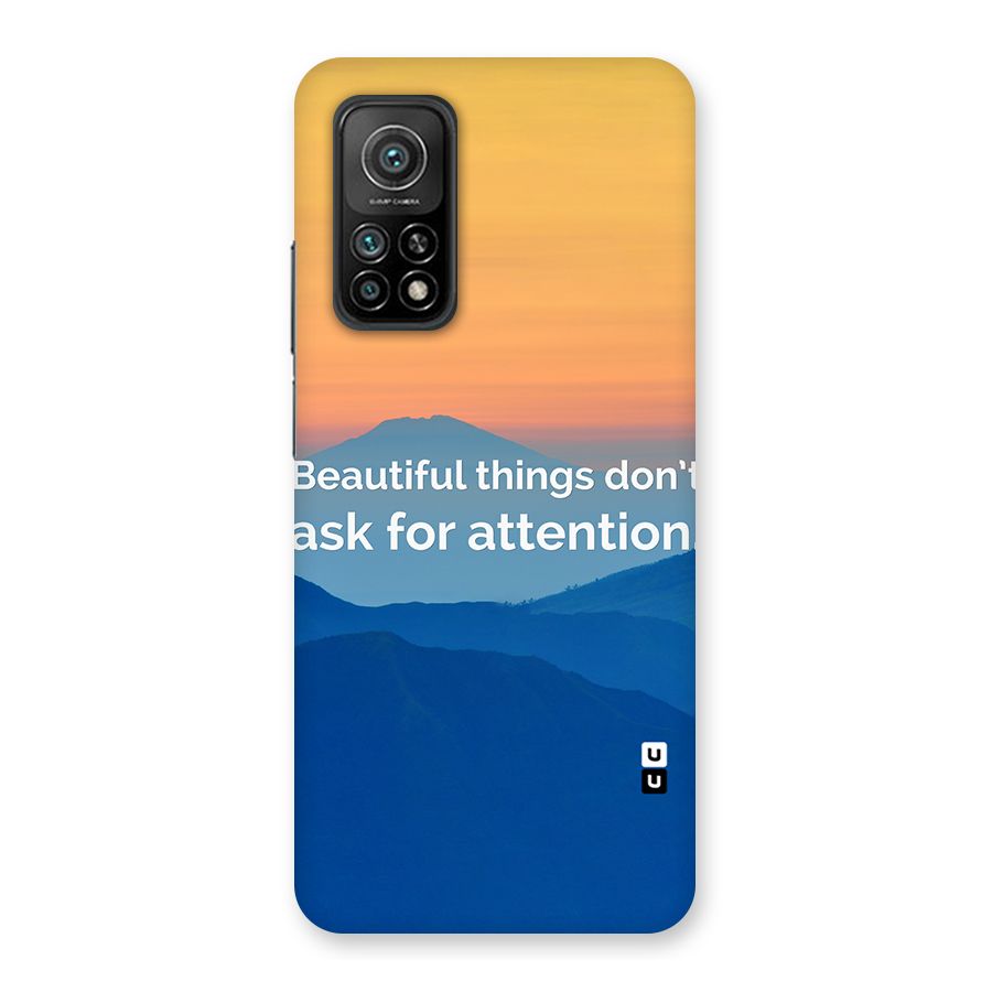 Beautiful Things Quote Back Case for Mi 10T 5G