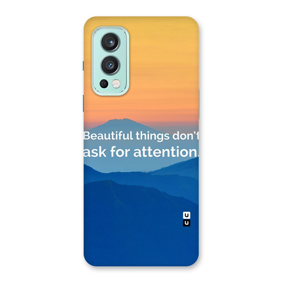 Beautiful Things Quote Back Case for OnePlus Nord 2 5G