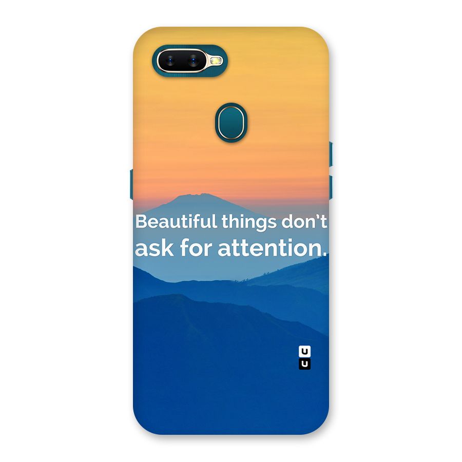 Beautiful Things Quote Back Case for Oppo A11k