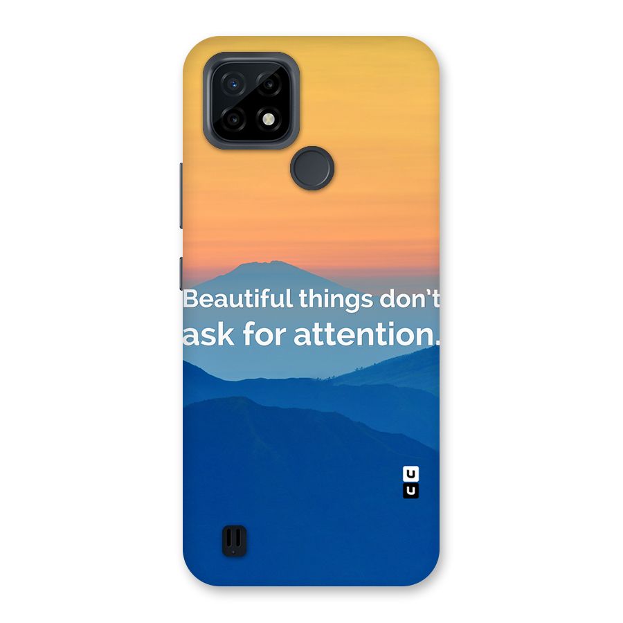 Beautiful Things Quote Back Case for Realme C21