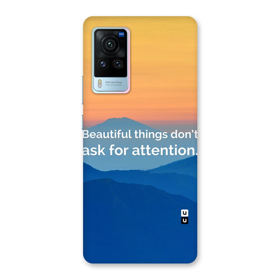 Beautiful Things Quote Back Case for Vivo X60 Pro