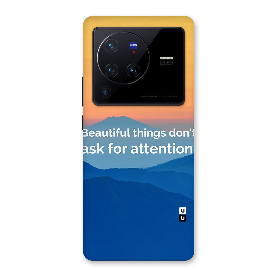 Beautiful Things Quote Back Case for Vivo X80 Pro