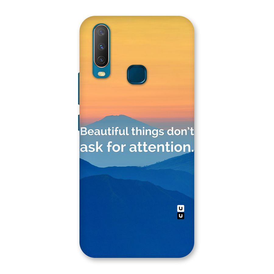 Beautiful Things Quote Back Case for Vivo Y11