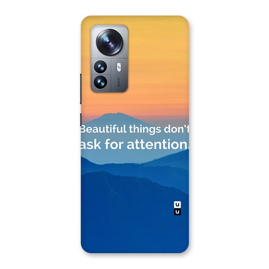 Beautiful Things Quote Back Case for Xiaomi 12 Pro