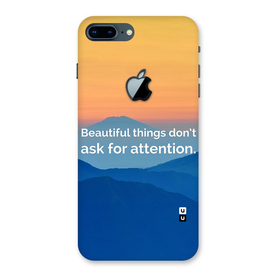 Beautiful Things Quote Back Case for iPhone 7 Plus Apple Cut