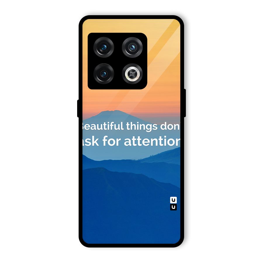 Beautiful Things Quote Glass Back Case for OnePlus 10 Pro 5G