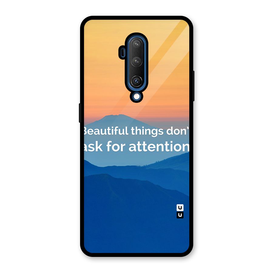Beautiful Things Quote Glass Back Case for OnePlus 7T Pro