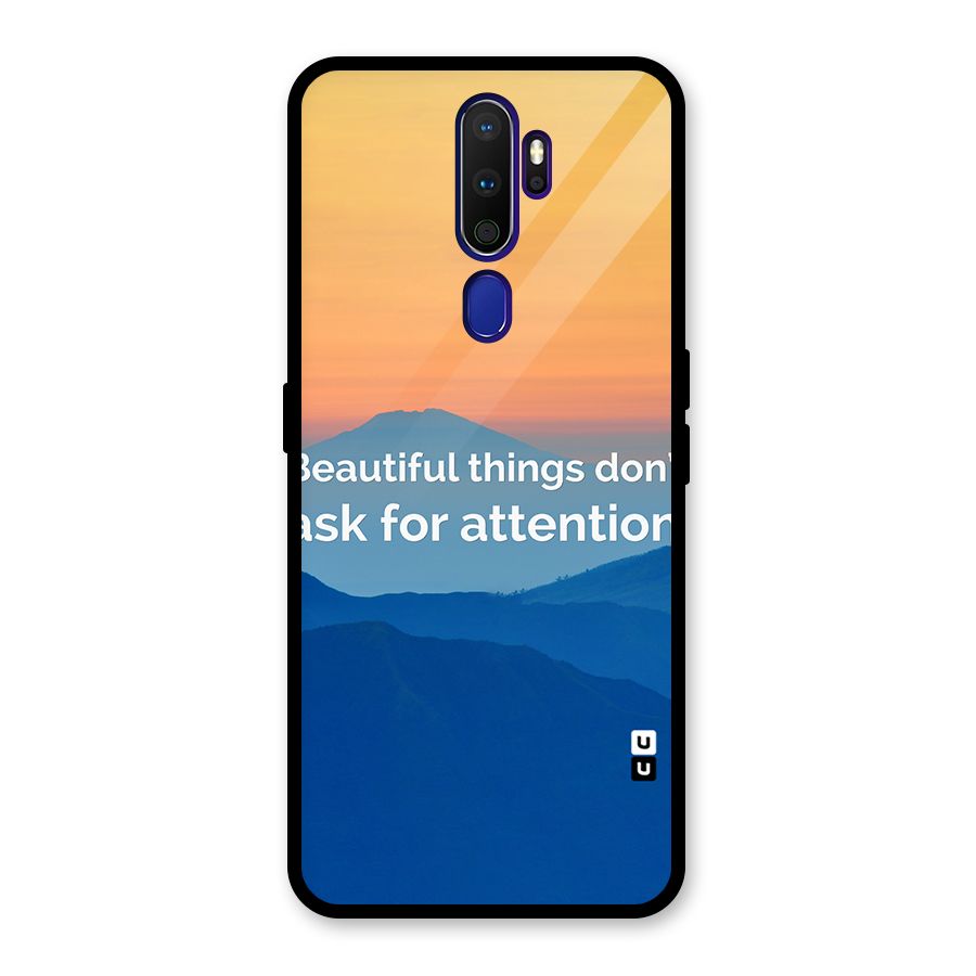 Beautiful Things Quote Glass Back Case for Oppo A9 (2020)