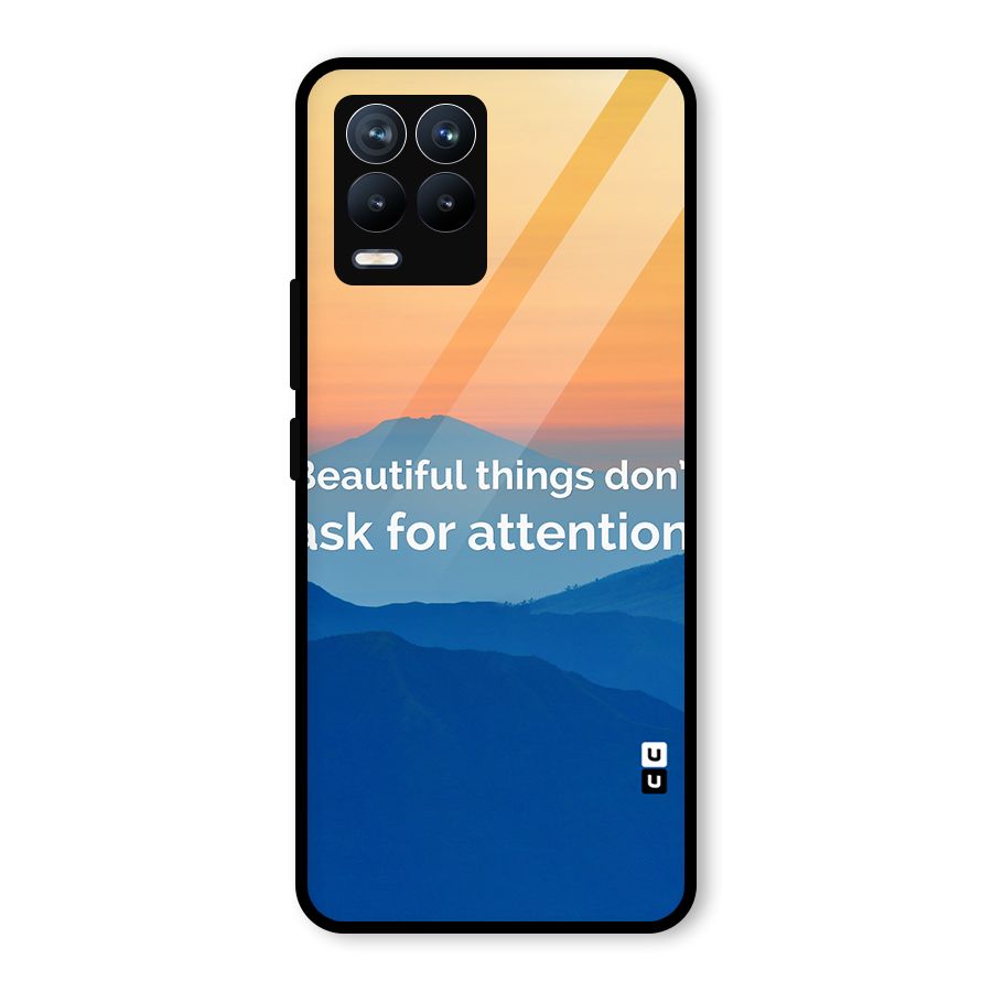 Beautiful Things Quote Glass Back Case for Realme 8 Pro