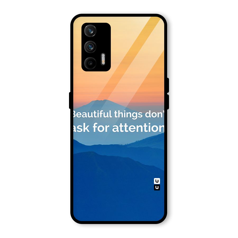 Beautiful Things Quote Glass Back Case for Realme GT 5G
