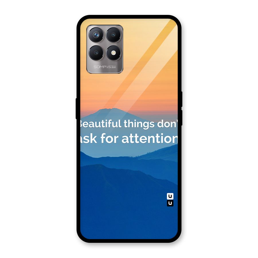 Beautiful Things Quote Glass Back Case for Realme Narzo 50