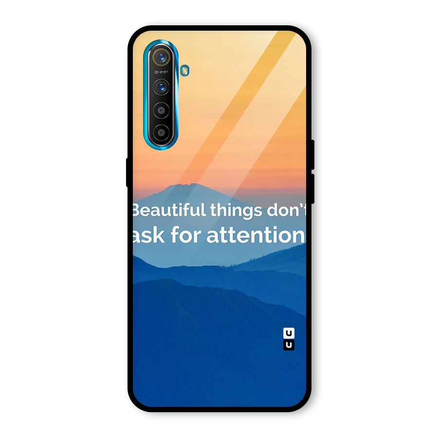 Beautiful Things Quote Glass Back Case for Realme X2