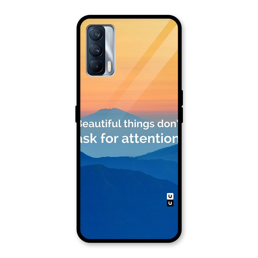Beautiful Things Quote Glass Back Case for Realme X7