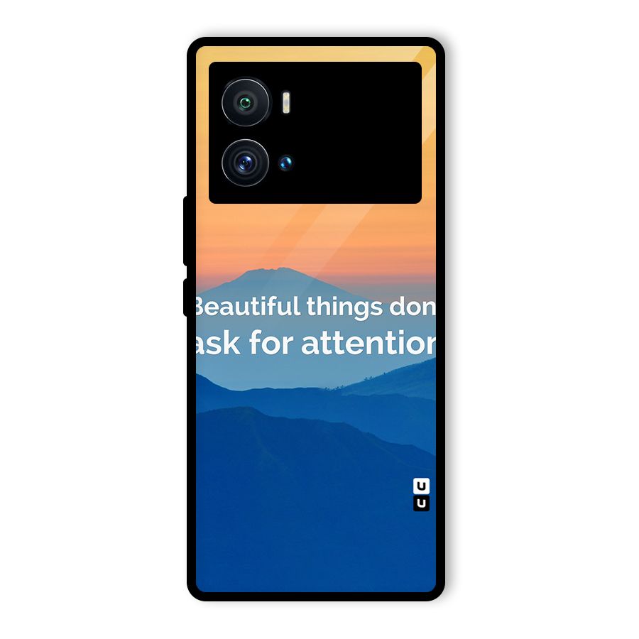Beautiful Things Quote Glass Back Case for Vivo iQOO 9 Pro