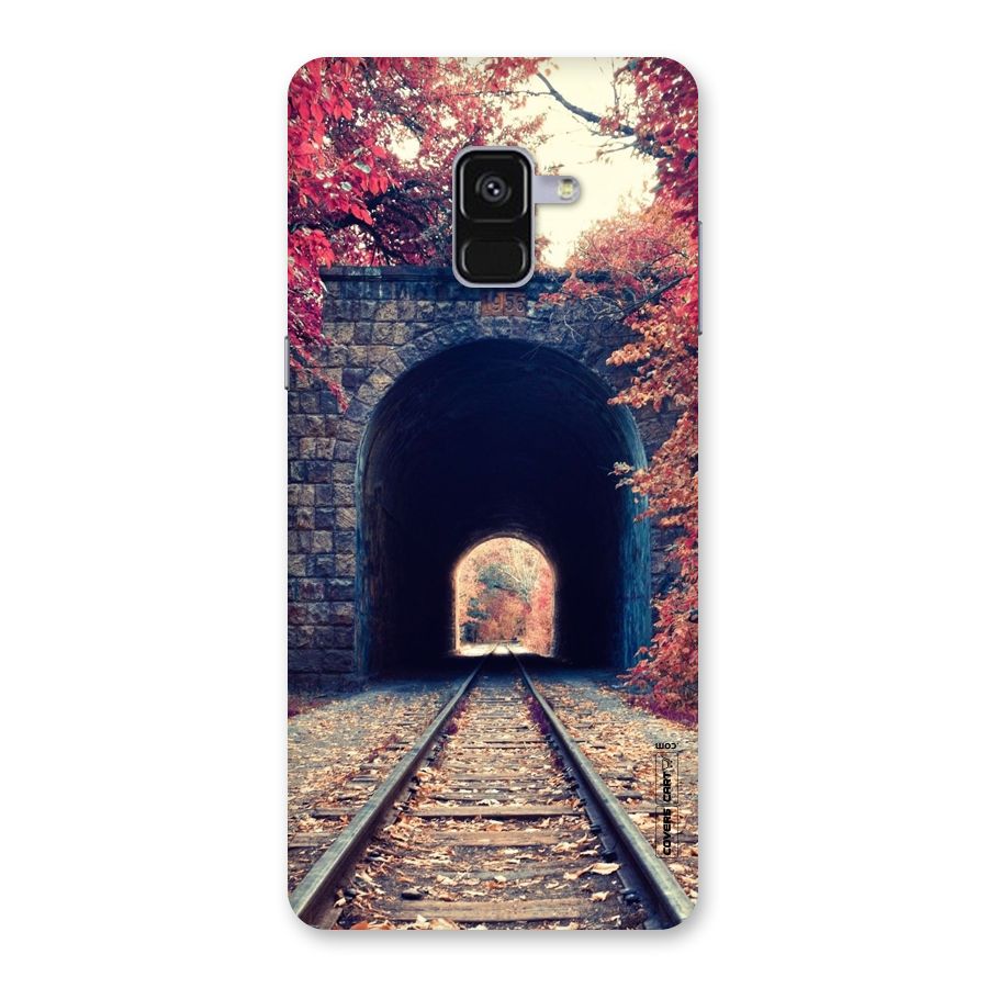 Beautiful Track Back Case for Galaxy A8 Plus