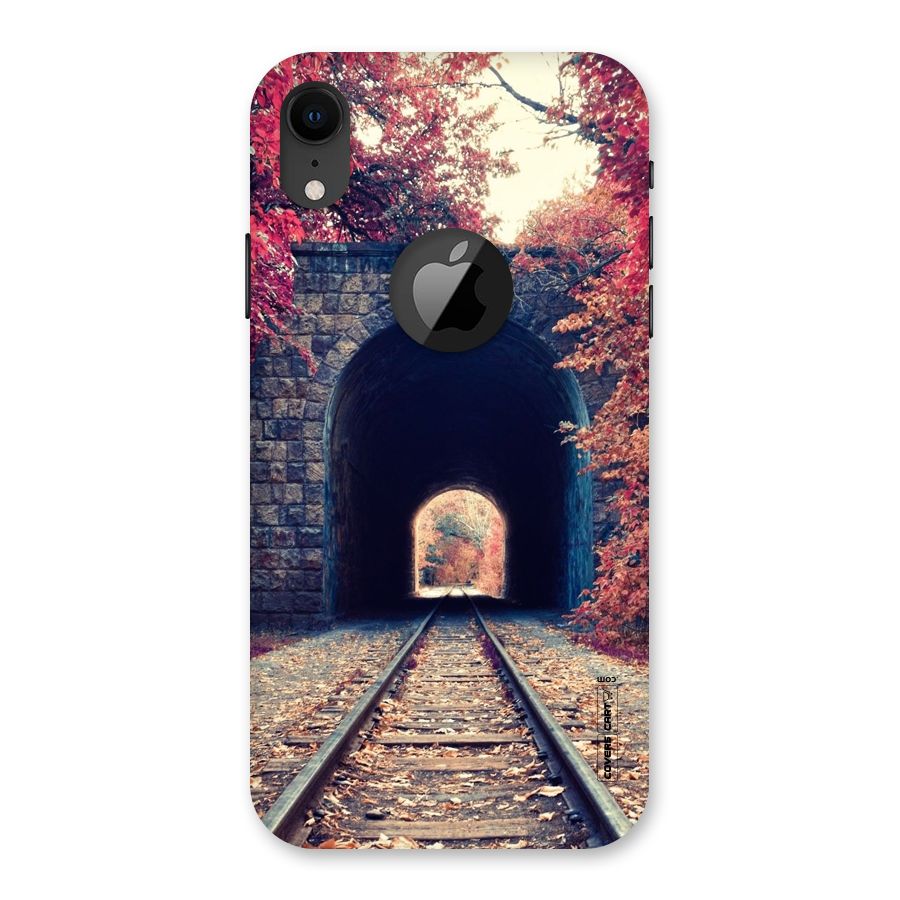 Beautiful Track Back Case for iPhone XR Logo Cut