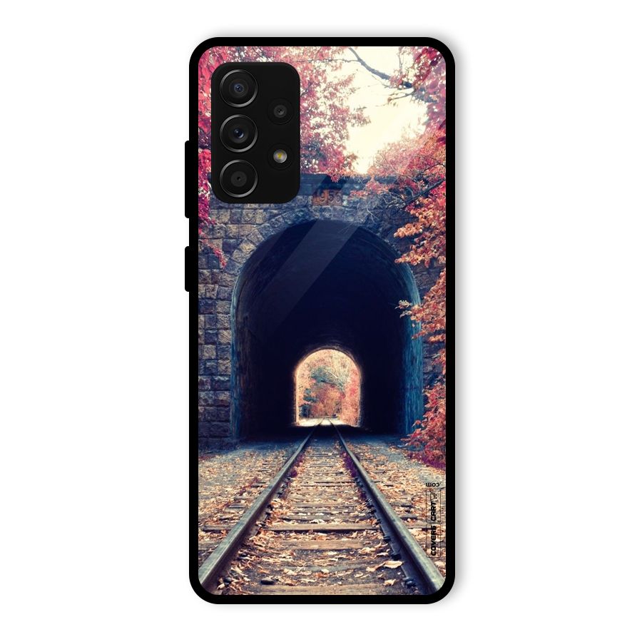 Beautiful Track Glass Back Case for Galaxy A53 5G