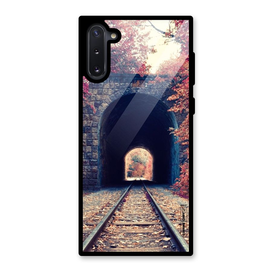 Beautiful Track Glass Back Case for Galaxy Note 10
