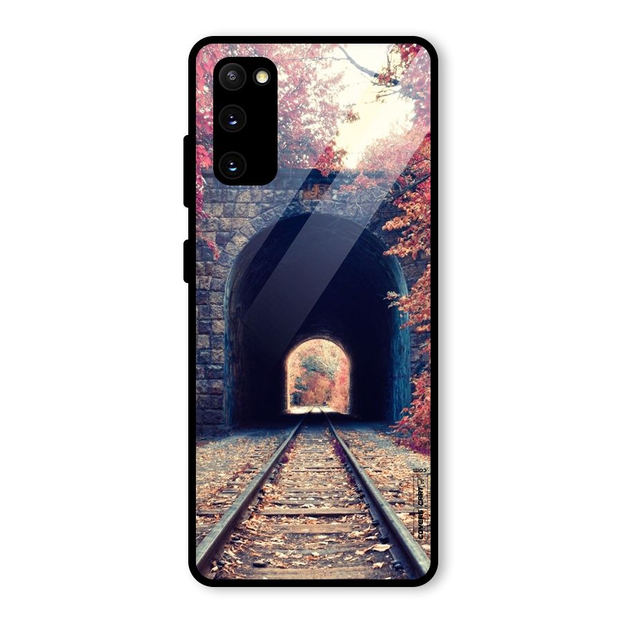 Beautiful Track Glass Back Case for Galaxy S20 FE