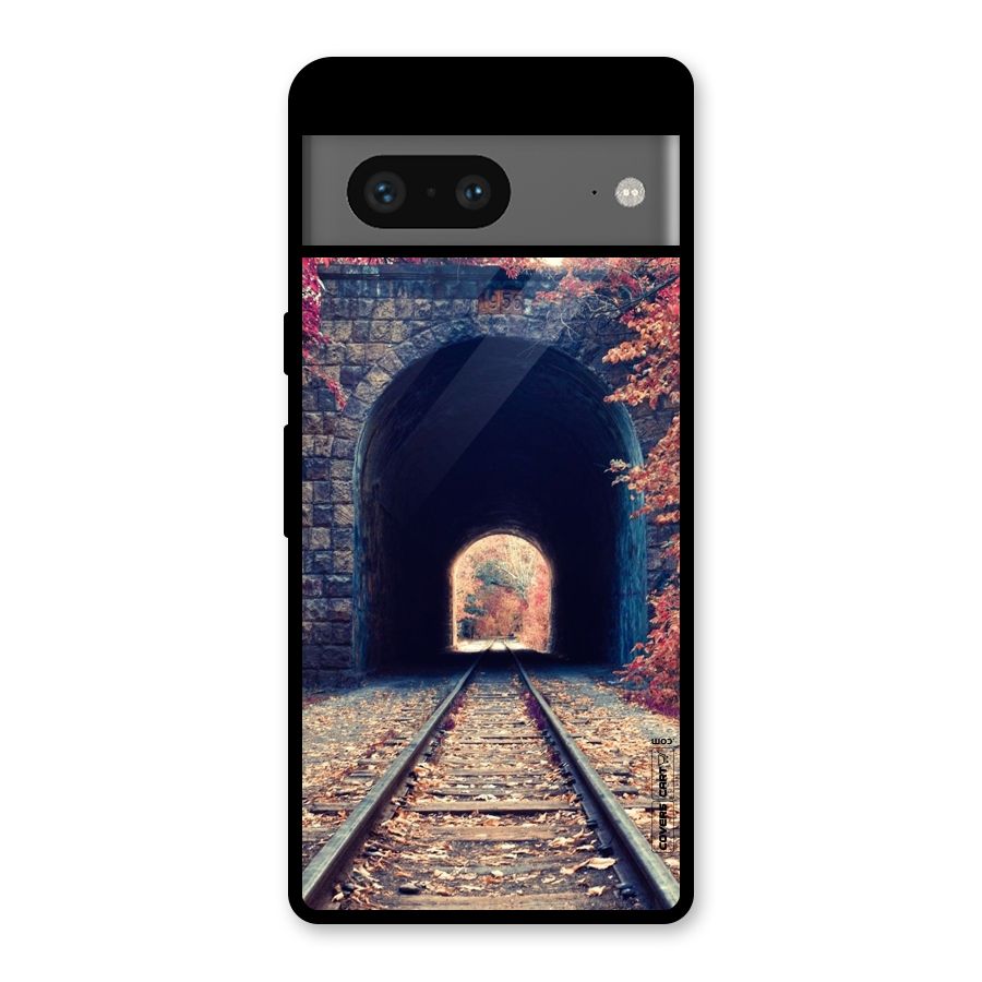 Beautiful Track Glass Back Case for Google Pixel 7