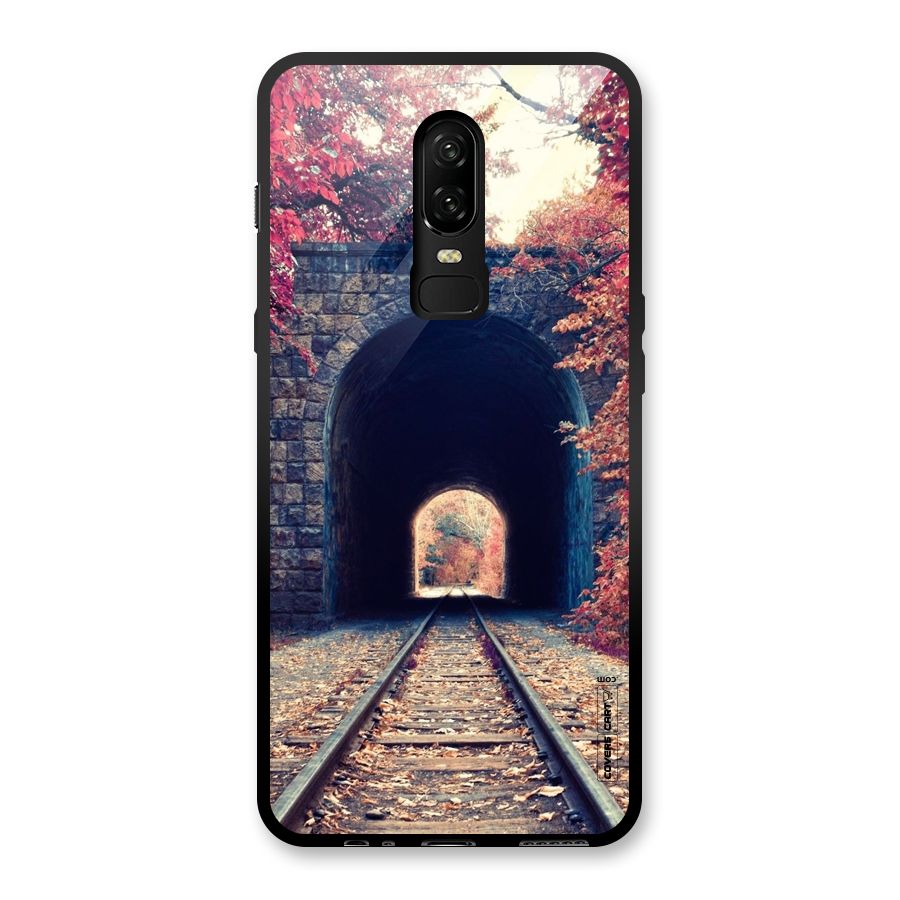 Beautiful Track Glass Back Case for OnePlus 6