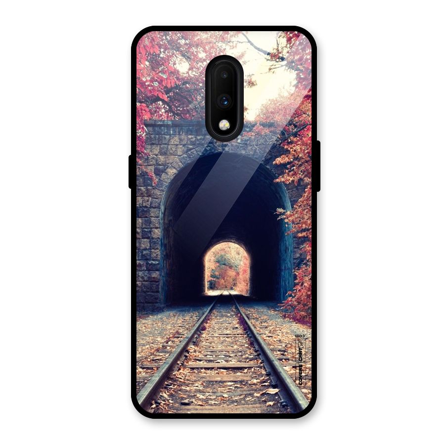 Beautiful Track Glass Back Case for OnePlus 7