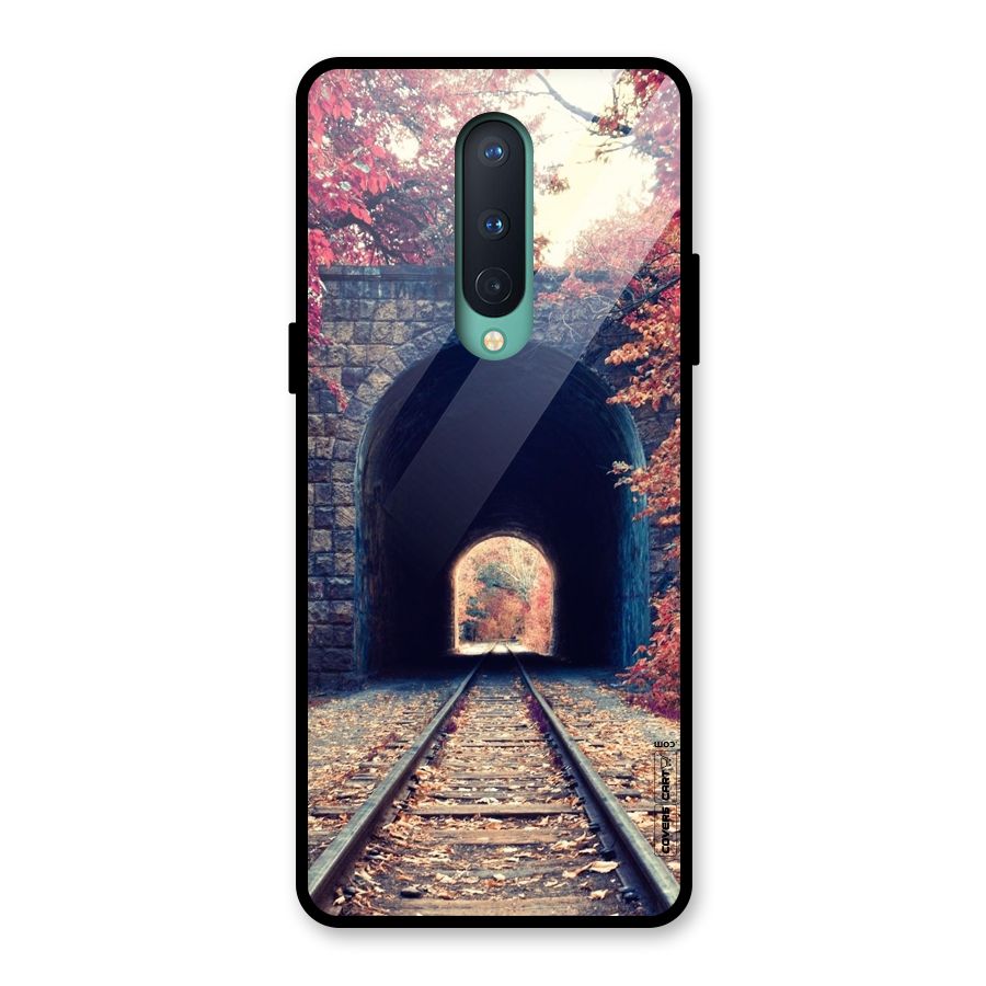 Beautiful Track Glass Back Case for OnePlus 8
