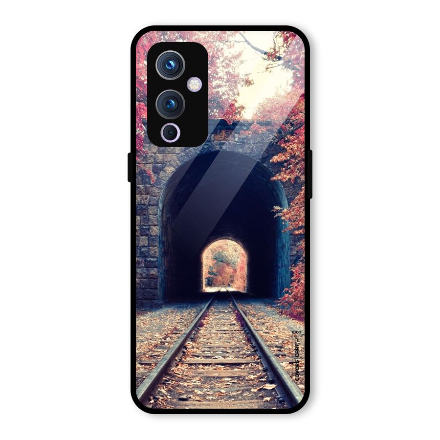 Beautiful Track Glass Back Case for OnePlus 9