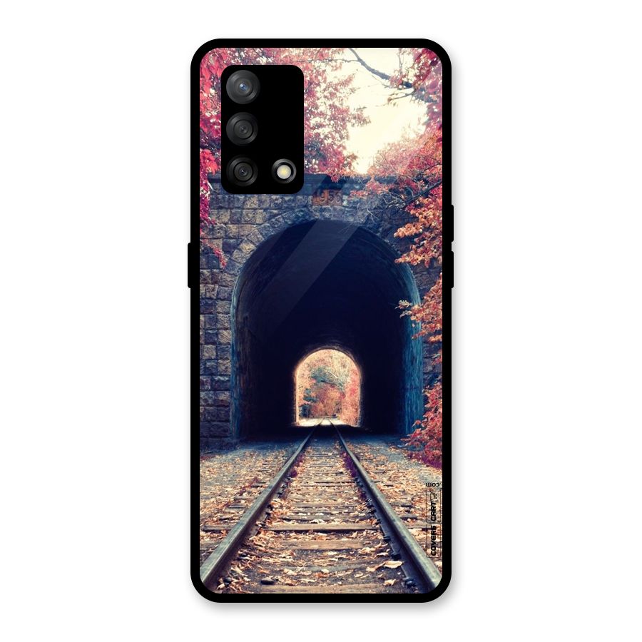 Beautiful Track Glass Back Case for Oppo F19