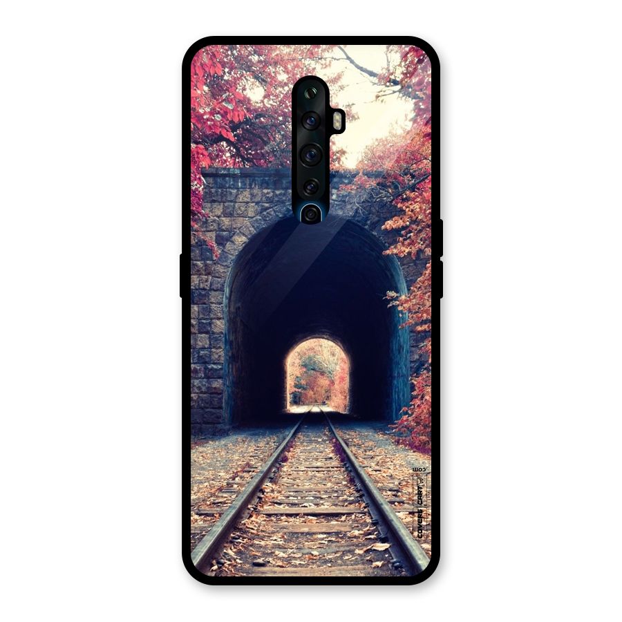Beautiful Track Glass Back Case for Oppo Reno2 F
