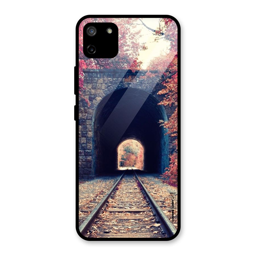 Beautiful Track Glass Back Case for Realme C11